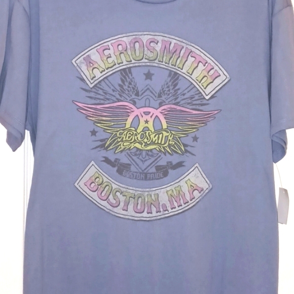 t shirt Aerosmith Rock Band Boston Pride womens 1X Officially licensed. NWT - Picture 3 of 3